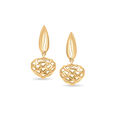 18 KT Yellow Gold Festive Drop Earrings,,hi-res 