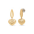 18 KT Yellow Gold Festive Drop Earrings,,hi-res 2