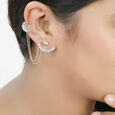 18 KT Yellow Gold Charmed Ear Cuffs,,hi-res 3