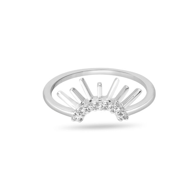 18 KT Yellow And White Gold Detachable Rising Sun Diamond Ring,,hi-res 6