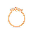 18KT Rose Gold Petite Floral Ring 4