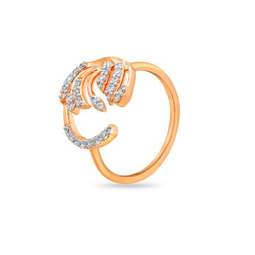 18KT Rose Gold Dainty Elegance Ring