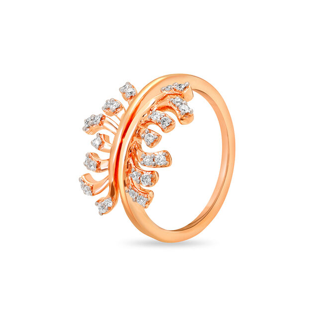18KT Rose Gold Floral Beauty Ring 