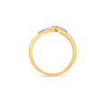18KT Yellow Gold Unique Relationships Diamond Ring 4