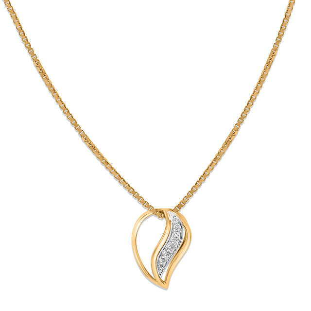 18 KT Yellow Gold Stunning Pendant,,hi-res 
