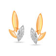 18 KT Rose Gold Little Leaves Stud Earrings,,hi-res 
