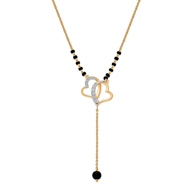 18 KT Enticing Diamond Mangalsutra 