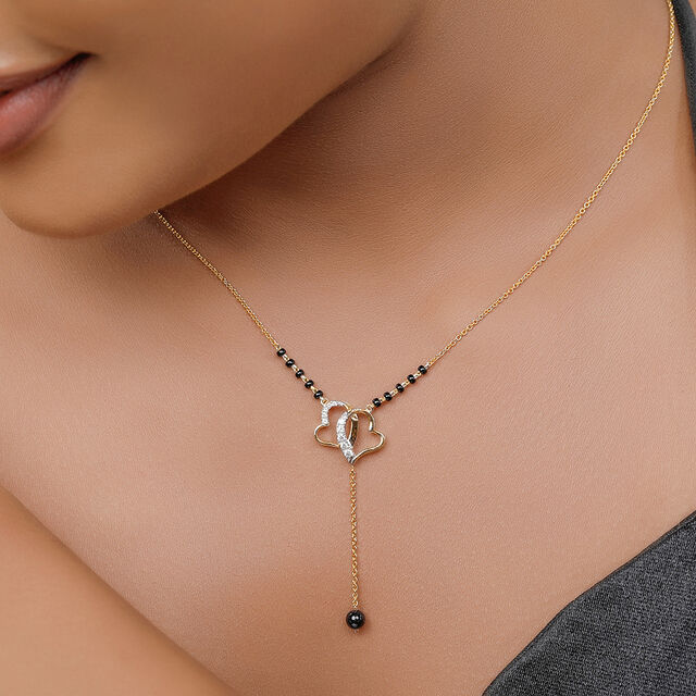 18 KT Enticing Diamond Mangalsutra 3