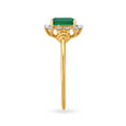 Rectangle Onyx and Diamond Finger Ring 3