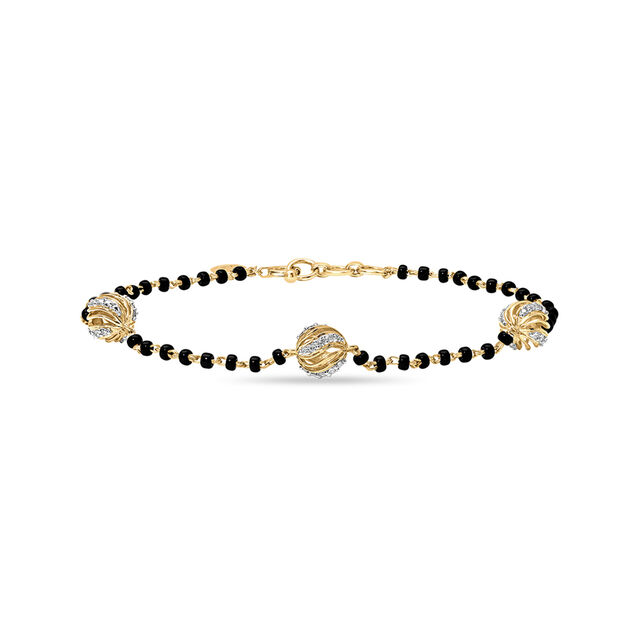 18 KT Yellow Gold Mangalsutra Bracelet 2