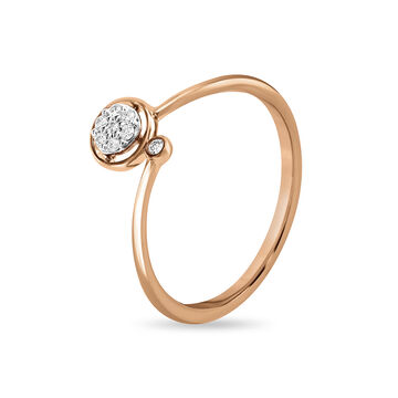18 KT Rose Gold Dainty Ring