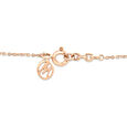 18 KTRose Gold Ornate Flower Diamond Pendant With Chain 4