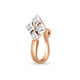 18 KT Rose Gold Diamond nose pin 3