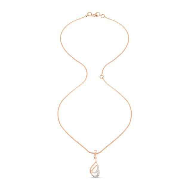18 KT Rose Gold Enticing Pendant 4