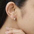 18 KT Rose Gold Stud Pretty Stud Earrings,,hi-res 3