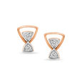 18 KT Rose Gold Millenia Diamond Stud Earrings,,hi-res 