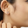18 KT Rose Gold Millenia Diamond Stud Earrings,,hi-res 3