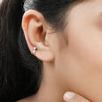 18 KT Rose Gold Millenia Diamond Stud Earrings,,hi-res 4