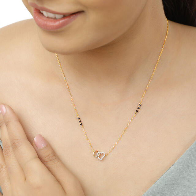 18 KT Yellow Gold Lovely Mangalsutra 3