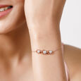 18Kt Rose Gold Hex Appeal Diamond Bracelet,,hi-res 