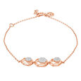 18Kt Rose Gold Hex Appeal Diamond Bracelet,,hi-res 2