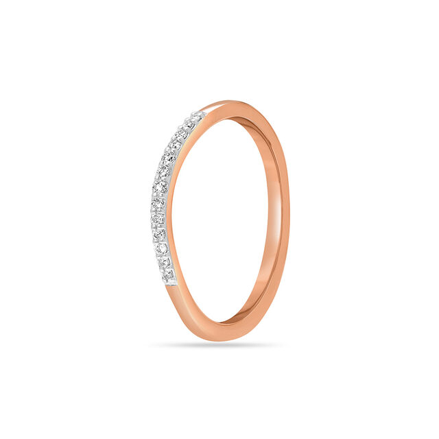 18Kt Rose Gold Forever Yours Diamond Finger Ring