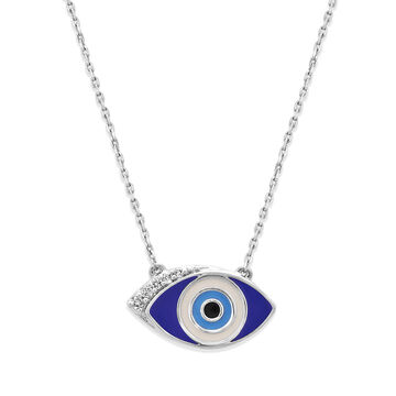 18KT White Gold Twinkling Talisman Diamond Necklace