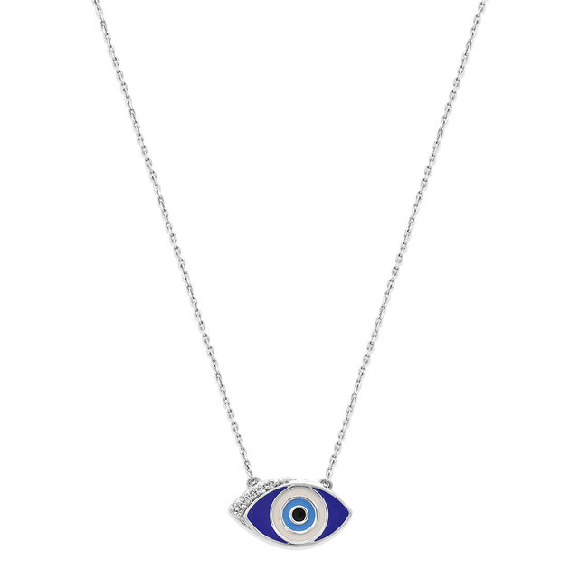 18KT White Gold Twinkling Talisman Diamond Necklace,,hi-res 2