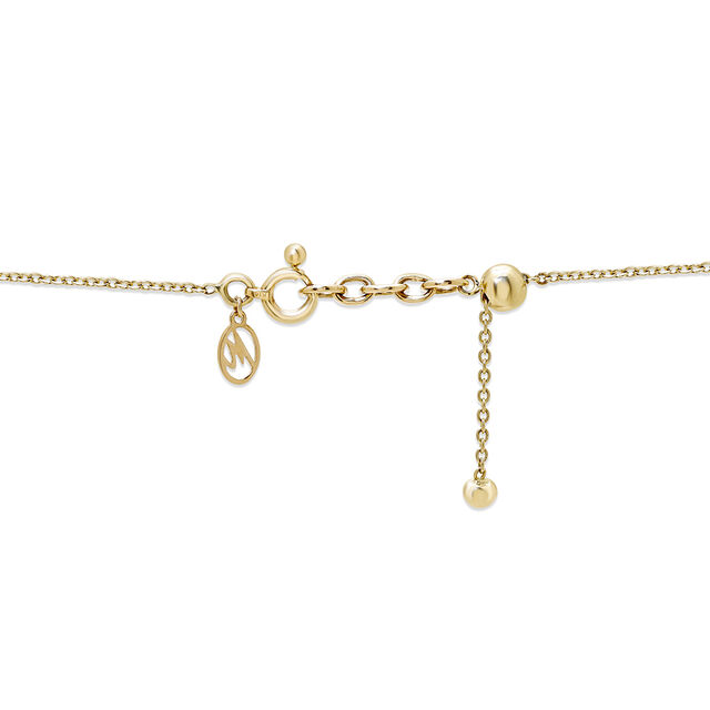 18KT Yellow Gold Abstract delight Diamond Necklace,,hi-res 4
