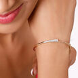 18KT Yellow Gold Sparkling Curvaceous Diamond Bangle,,hi-res 