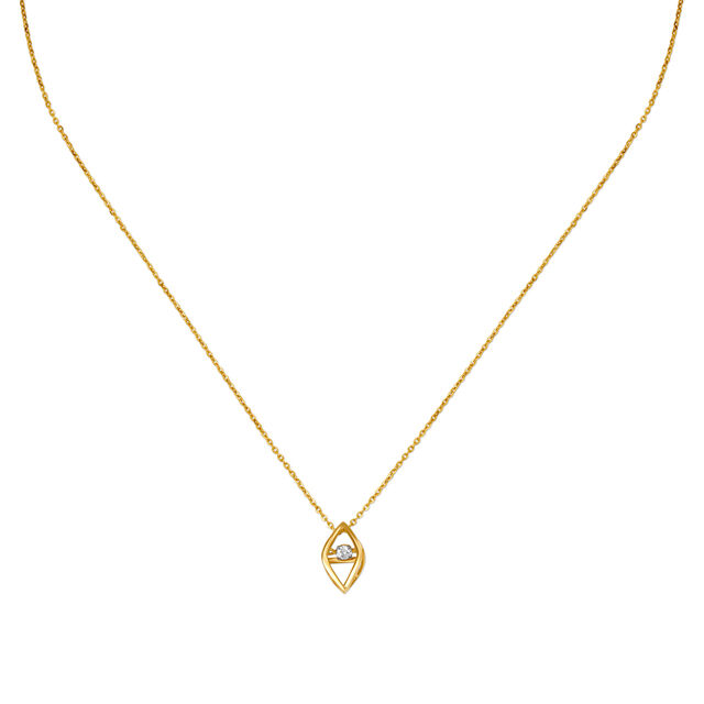 Elegant Diamond Pendant with Chain 2