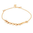 14KT Yellow Gold Tender Hearts Bracelet 
