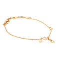 14KT Yellow Gold Tender Hearts Bracelet 5