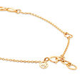 14KT Yellow Gold Tender Hearts Bracelet 6