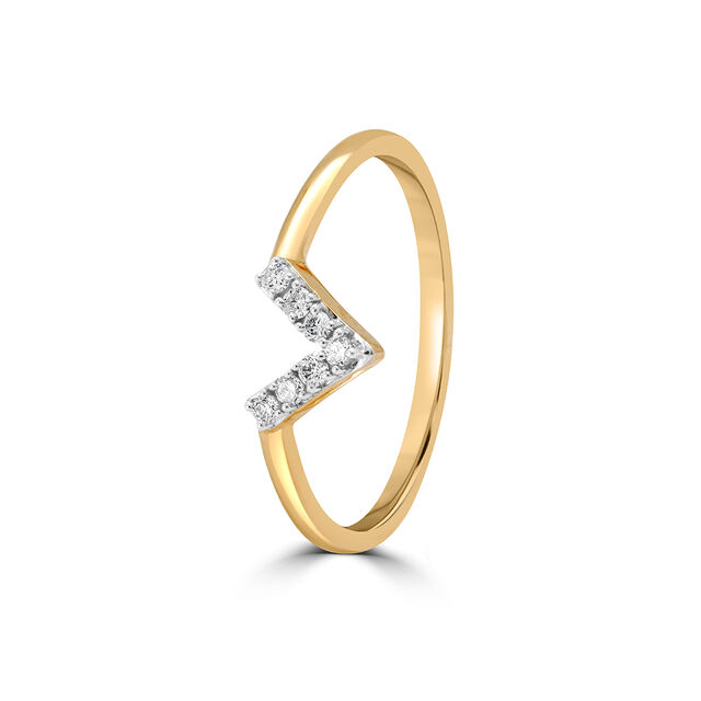 14KT Sun-Kissed Summit Diamond Finger Ring 4