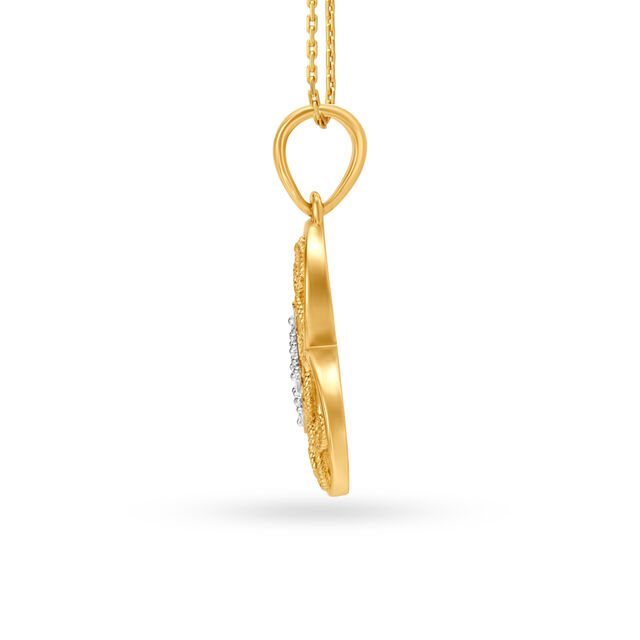 Grand Floral Diamond Pendant 2