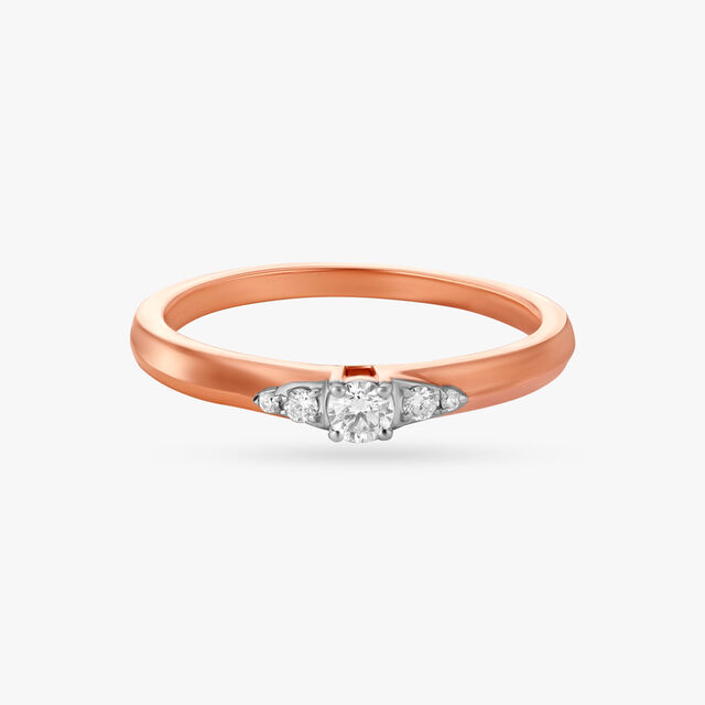 Timeless Sparkle Diamond Finger Ring