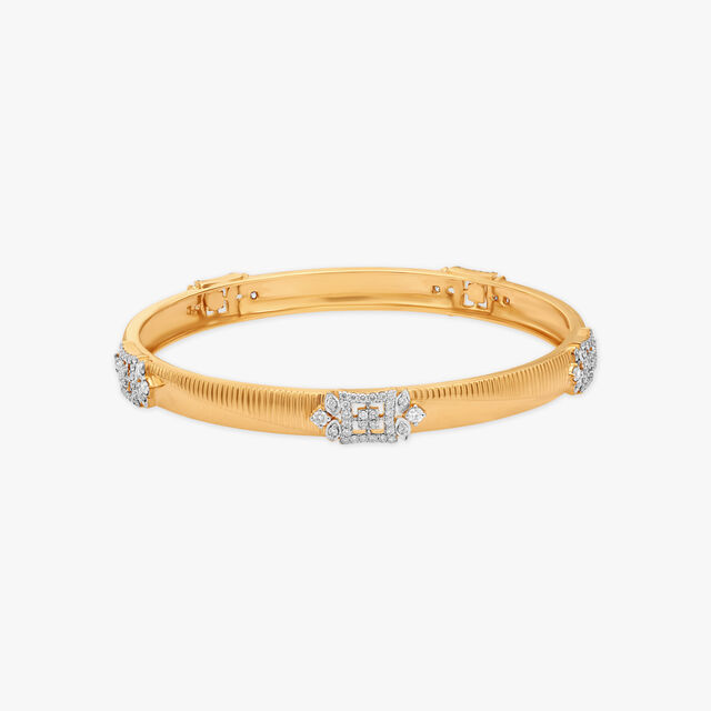 Vintage Elegance Diamond Bangles