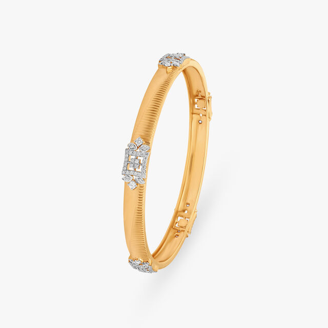 Vintage Elegance Diamond Bangles