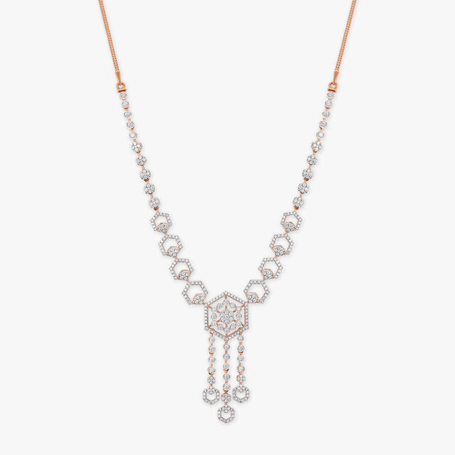 Chic Diamond Necklace Set 2