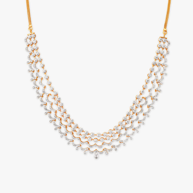 Cascading Diamond Necklace Set 2