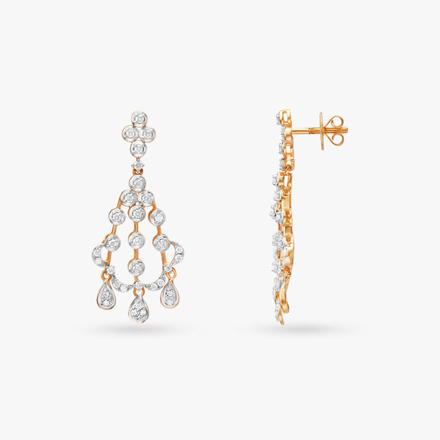 Cascading Diamond Necklace Set 5
