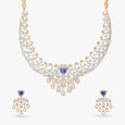 Dazzling Diamond Necklace Set 