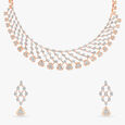 Dreamcatcher's Whispers Natural diamond Necklace Set 