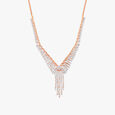 Floral Diamond Necklace Set 2
