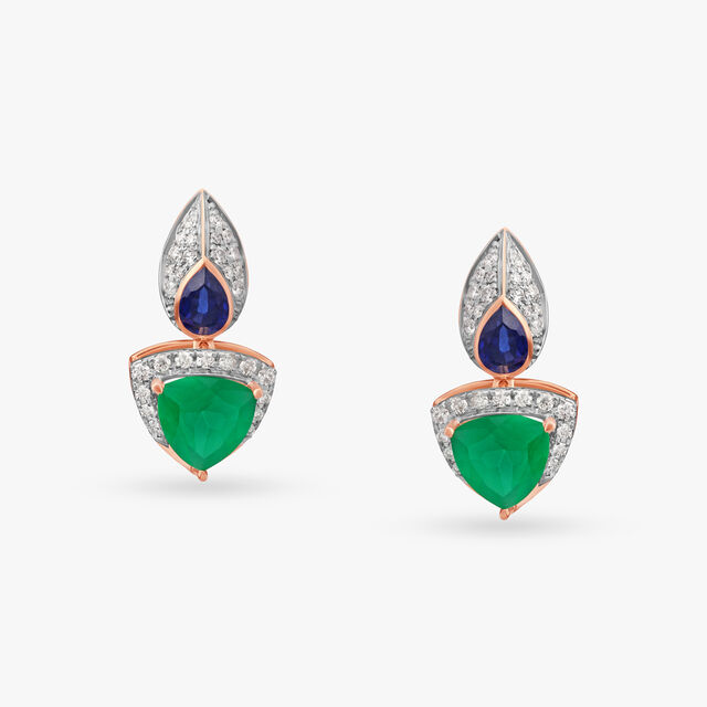 Captivating Sparkle Diamond Drop Earrings 