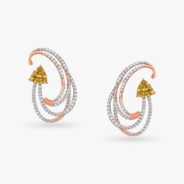 Subtle Magnificence Diamond Stud Earrings 