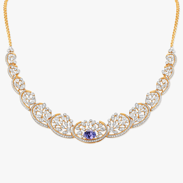 Glistening Dew Diamond Necklace Set 2