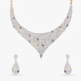 Twilight Serenade Diamond Necklace Set 