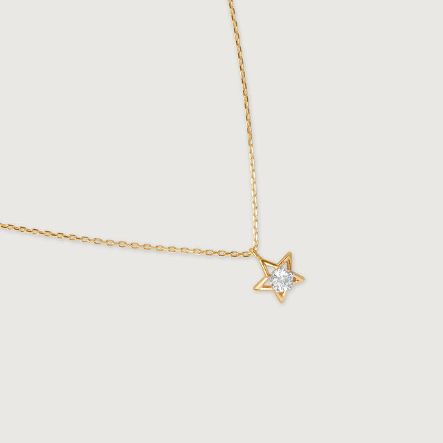 Stellar Sparkle  Gold Necklace Set 5